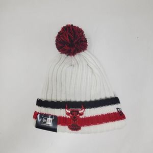 NEW NBA Chicago Bulls Yester Year Pom Beanie MI3